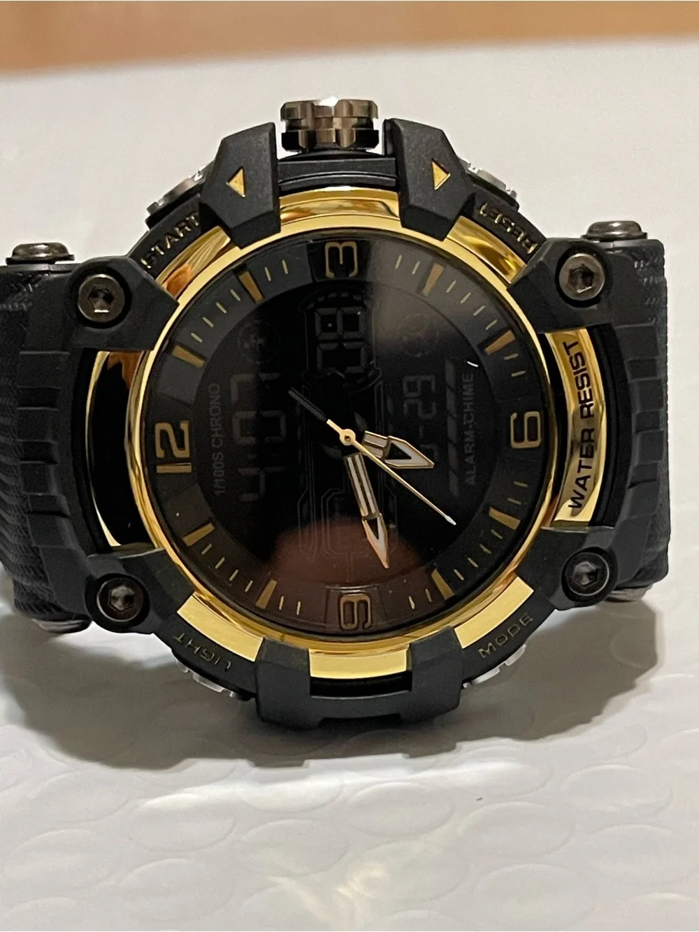 Activa Ardus X Invicta Analog Digital Men's Watch - 58mm. Black Gold new